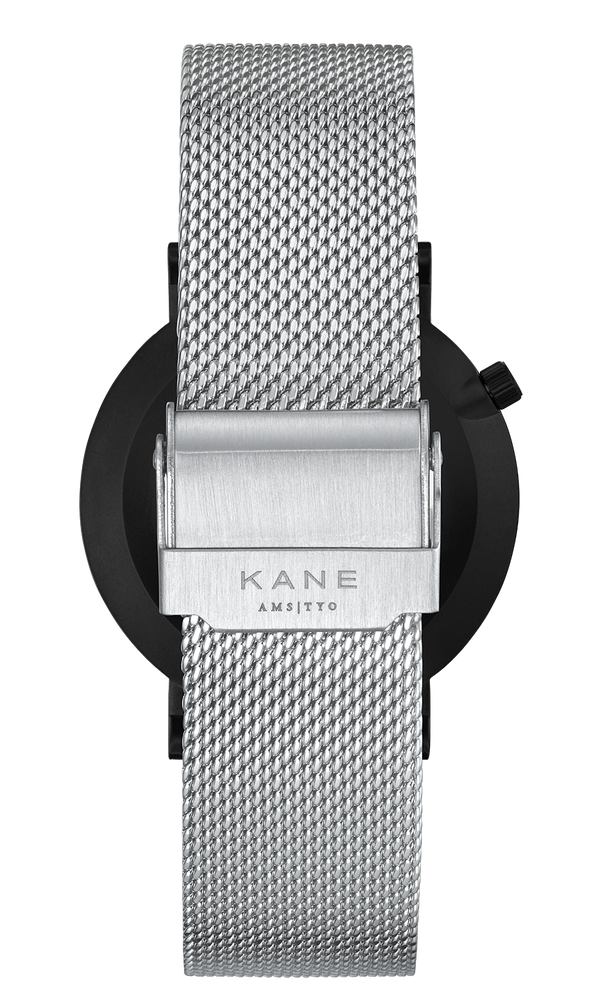 Black Out Silver Mesh