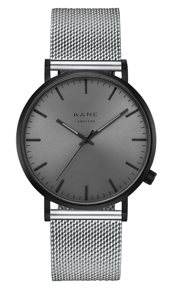 Black Out Silver Mesh