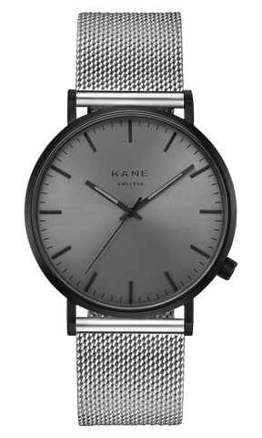 Black Out Silver Mesh