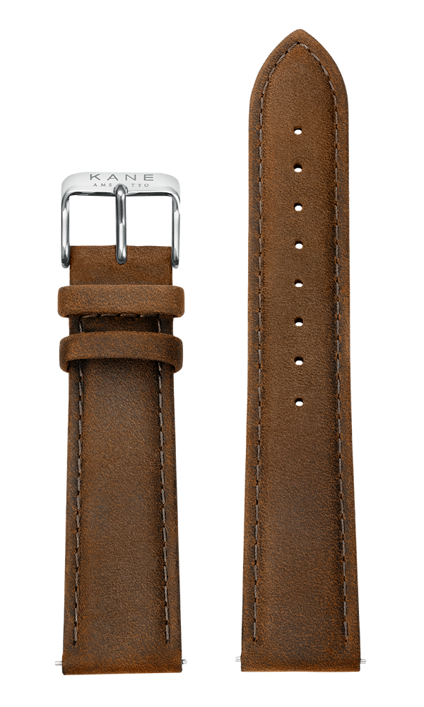 Vintage Brown | Silver Buckle