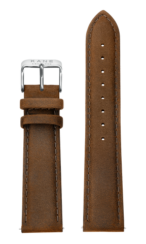 Vintage Brown | Silver Buckle