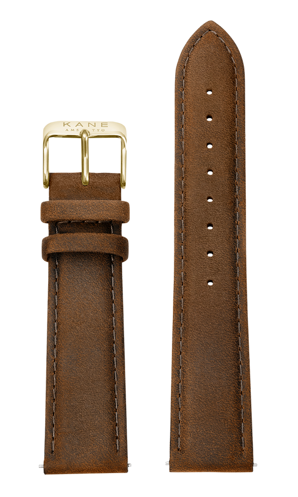 Vintage Brown | Gold Buckle