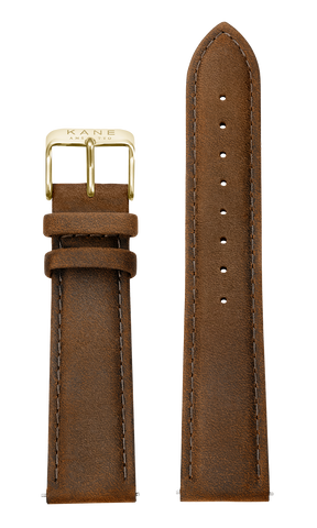 Vintage Brown | Gold Buckle